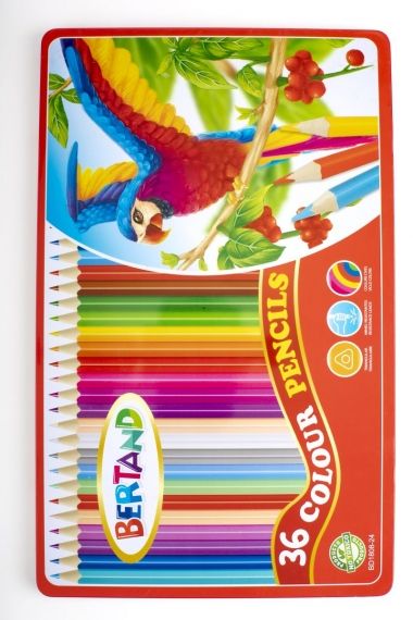 Цветни моливи 36 цв. в метална кутия BD1808-24
