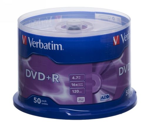 DVD - R ; DVD + R  VERBATIM