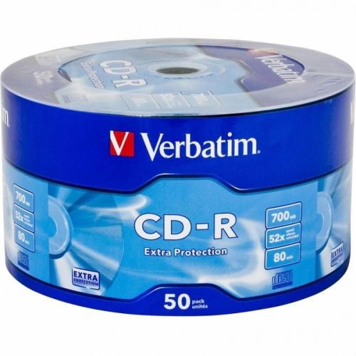 CD - VERBATIM  ,бял,50бр.