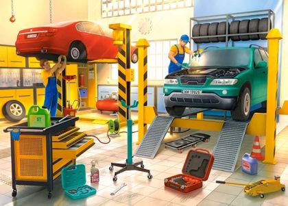 Пъзел 120 ел. В-13531-1 Car Workshop