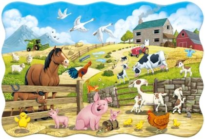 Пъзел 20 ел. макси С-02429-1 Animals on the Farm
