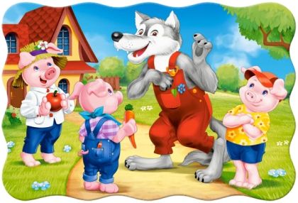 Пъзел 20 ел. макси С-02399-1 Three Little Pigs
