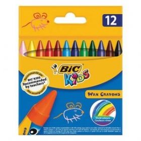 Пастели BIC кидс восъчен 12 цвята