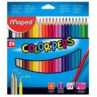 Цветни моливи МАПЕД  24цвята