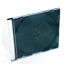 CD BOX  тънки черни за1 CD- 5.2mm