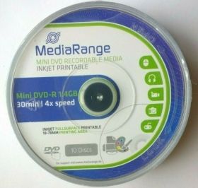 DVD - R  Media Range ,Ridata ,8см