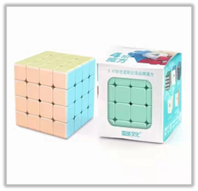 Магически куб 4 реда, пастелни цветове